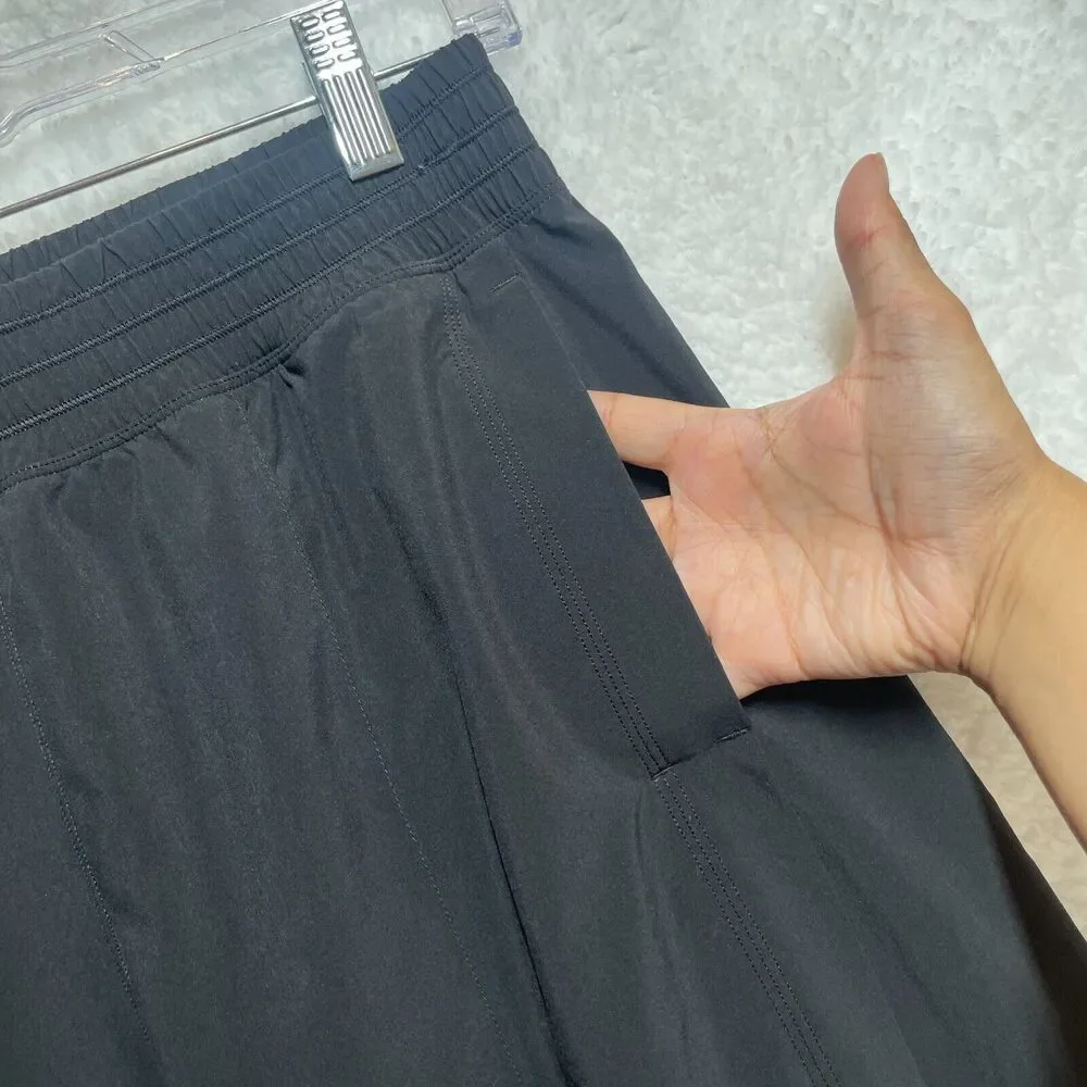 Lululemon Wanderer Culotte Wide Leg Pants 8 Black Pockets Swift Lightweight - Picture 4 of 14